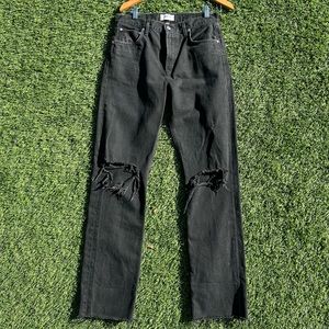 Agolde cherie high rise straight in distortion size 28